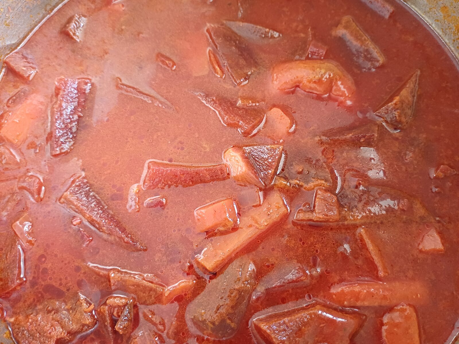 Kubbeh Beet Soup
