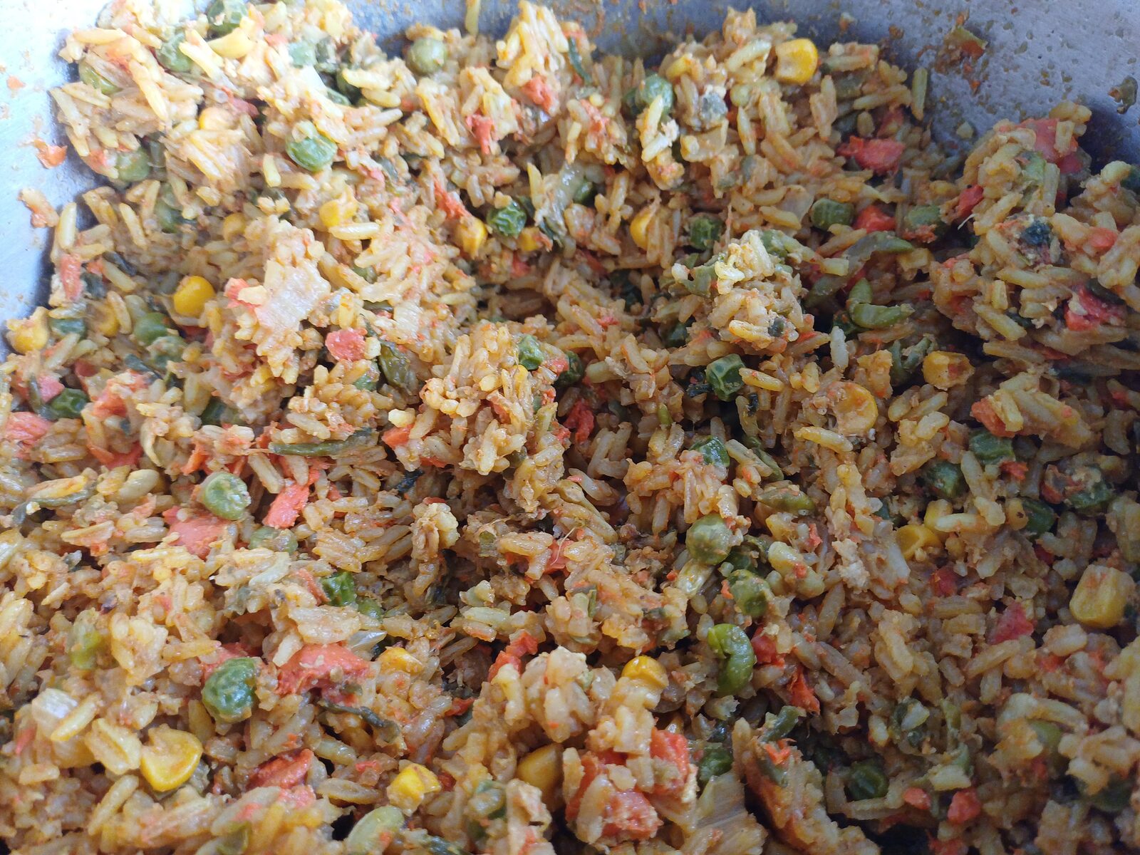 Teriyaki Vegetable Egg Rice